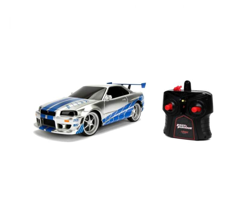Model Rychle a&nbsp;Zběsile Nissan Skyline na dálkové ovládání 1:16 - Modely aut a&nbsp;motorek