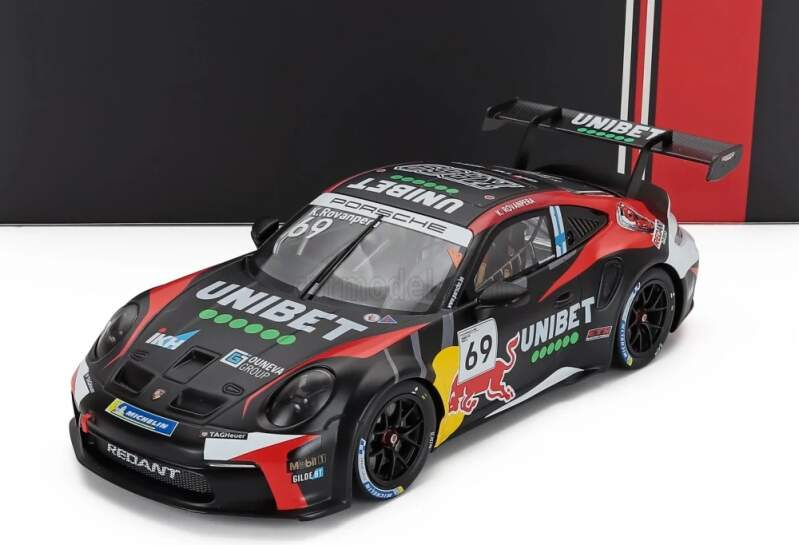 Modely aut a motorek model 1/24 IXO Porsche 911 GT3 #69 Porsche cup - Zolder 2024