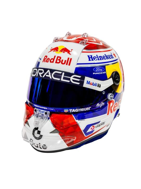 Modely aut a&nbsp;motorek model přilby 1/2 Max Verstappen 2026 - Modely aut a&nbsp;motorek