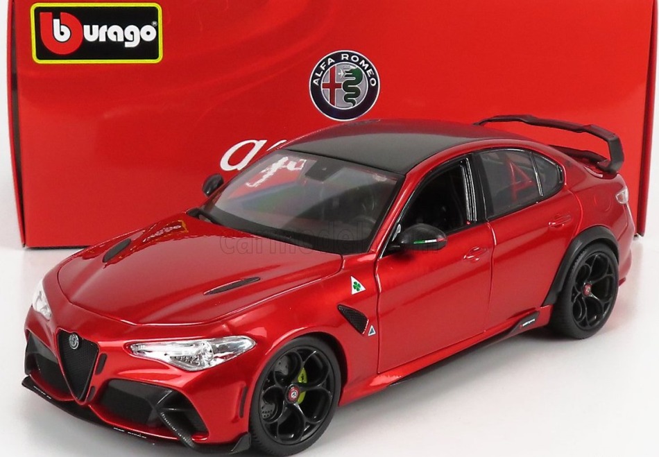 Modely aut a motorek model 1/18 Alfa Romeo Giulia GTAm red