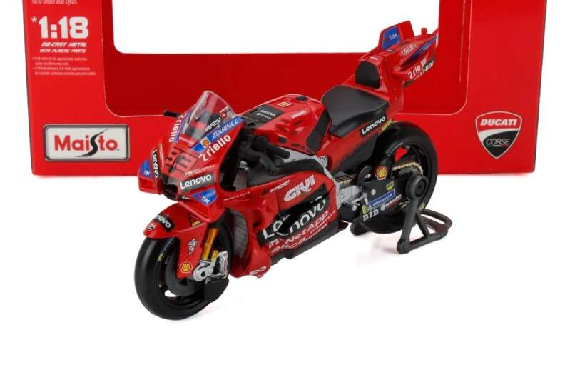 Modely aut a&nbsp;motorek model 1/18 Ducati MotoGP 2025 GP25 - Marc Marquez #93 - Modely aut a&nbsp;motorek