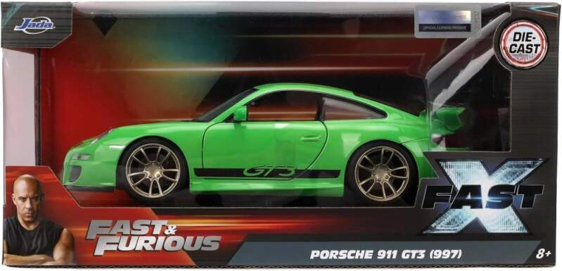 Model Rychle a&nbsp;Zběsile Porsche 911 GT3 RS 1:24 Fast X - Modely aut a&nbsp;motorek