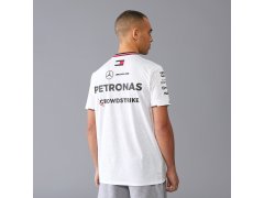 Mercedes AMG Petronas F1 2024 Driver pánské týmové tričko bílé 8