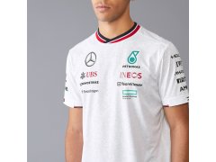 Mercedes AMG Petronas F1 2024 Driver pánské týmové tričko bílé 4