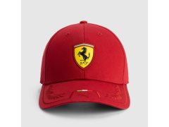 Ferrari F1 2025 kšiltovka s italskou vlajkou červená