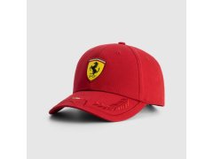Ferrari F1 2025 kšiltovka s italskou vlajkou červená 2