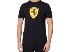 Ferrari F1 2025 pánské tričko s&nbsp;velkým logem černé 4