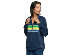 Ayrton Senna mikina Retro Stripe modrá 6