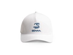 Ayrton Senna BB kšiltovka s vnitřním savým páskem bílá