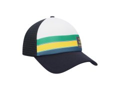 Ayrton Senna Helmet Badge Trucker kšiltovka bílá
