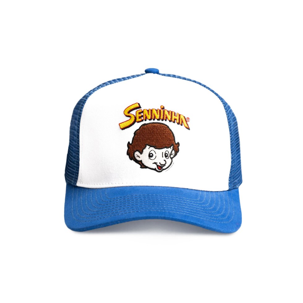 Ayrton Senna kšiltovka Senninha Trucker modrá - Ayrton Senna kšiltovky a čepice