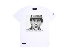 Ayrton Senna Icon pánské tričko bílé