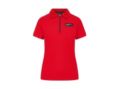 Porsche Motorsport dámské polo tričko small logo red F1 Team 2024