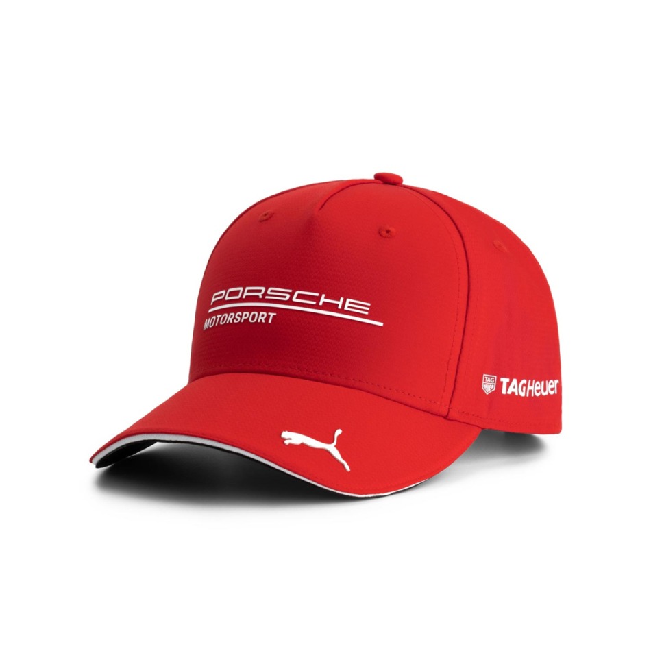 Porsche Motorsport čepice baseballová kšiltovka official Teamline Replica red 2025 - Porsche kšiltovky, čepice, rukavice