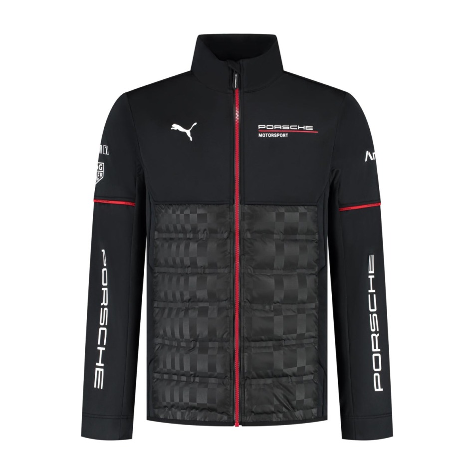 Porsche Motorsport pánská bunda Hybrid official Teamline Replica black 2025