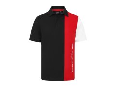 Porsche Motorsport pánské polo tričko Stripe black/red/white F1 Team 2024