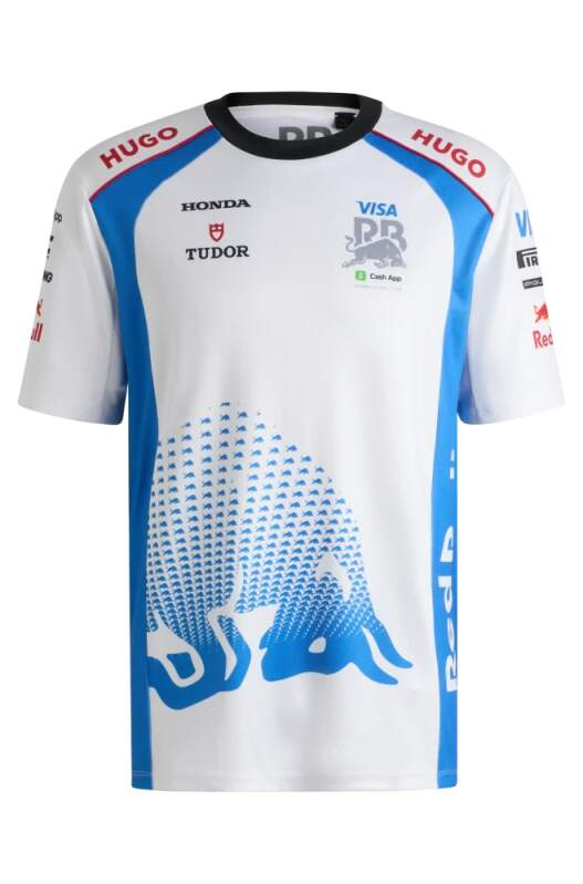 Visa Cash App RB pánské tričko official Teamline Replica F1 Team 2025 - Racing Bulls trička, polo trička, košile