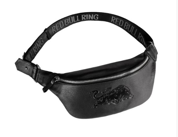 Red Bull Ring kožená Cross Body Bag/ledvinka Paddock černá - Red Bull Ring doplňky