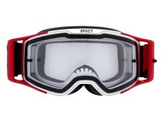Red Bull Spect motokrosové brýle TORP bílo červené s čirým sklem