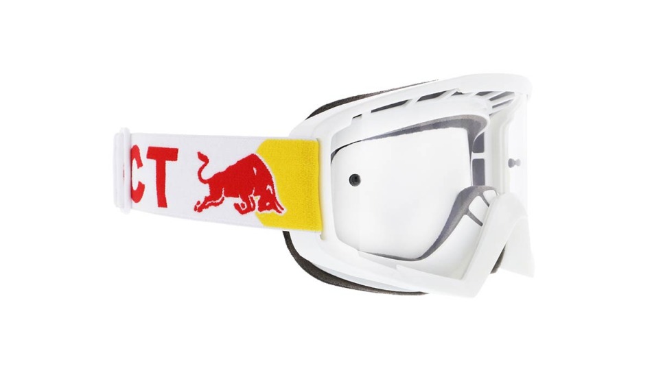 Red Bull Racing motokrosové brýle WHIP, white with clear glass - Red Bull Racing brýle Red Bull SPECT