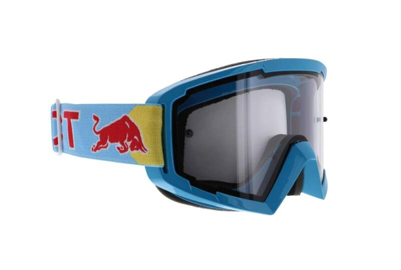 Red Bull Spect motokrosové brýle WHIP neonově modré s&nbsp;čirým sklem - Red Bull Racing brýle Red Bull SPECT