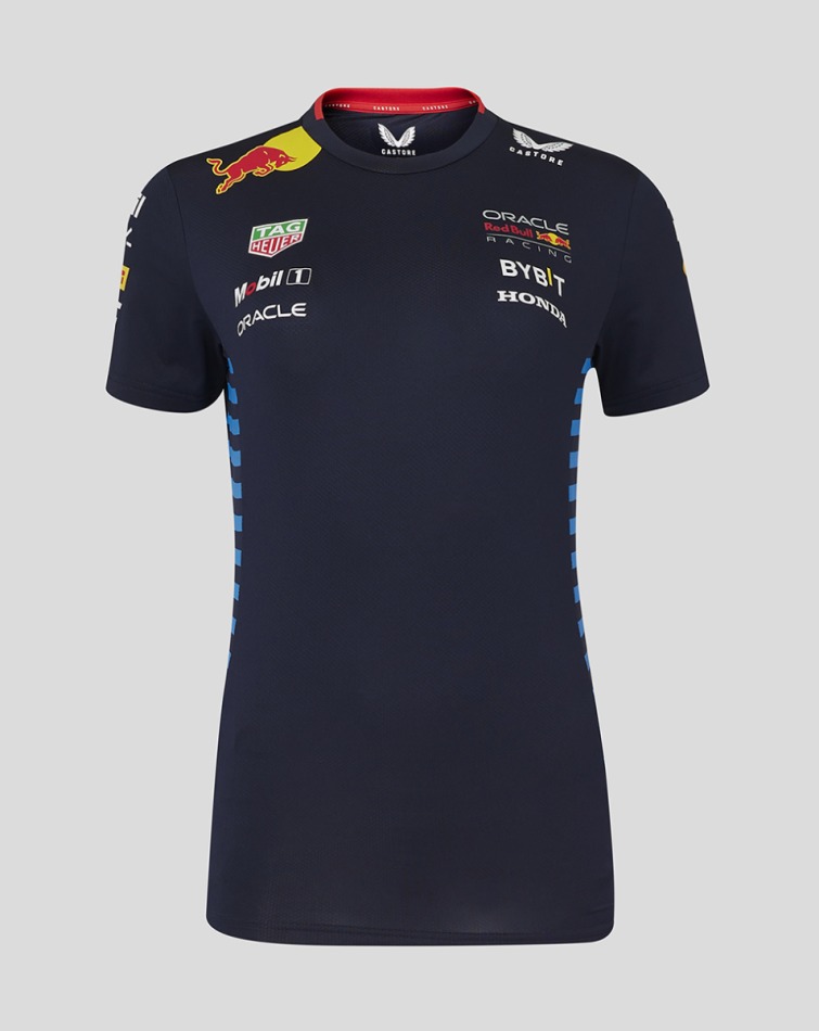 Red Bull Racing dámské tričko official navy F1 Team 2024 - Red Bull Racing dámské oblečení