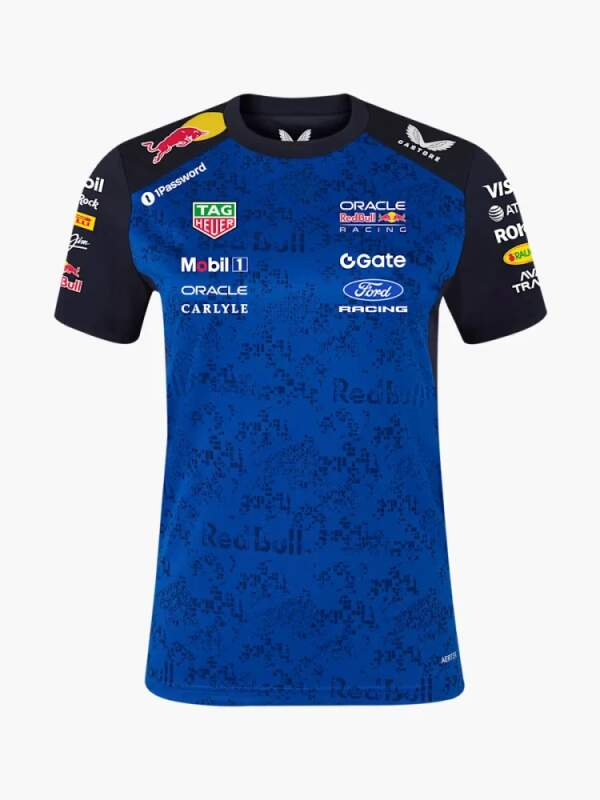 Red Bull Racing dámské tričko official Teamline Replica F1 Team 2026 - Red Bull Racing dámské oblečení