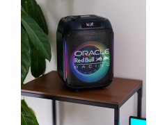 Oracle Red Bull Racing SK250 - Bluetooth party přenosný reproduktor s LED podsvícením, 40 W, USB, TWS a dálkové ovládání 7