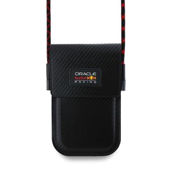 Red Bull Racing PU Carbon Taška na Telefon Black - Red Bull Racing doplňky