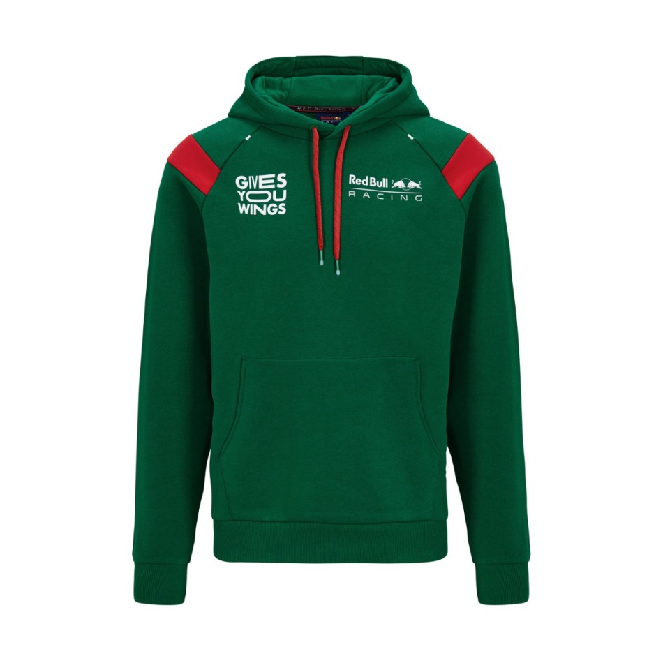 Red Bull Racing pánská mikina s&nbsp;kapucí Sergio Perez sweatshirt green F1 Team 2022