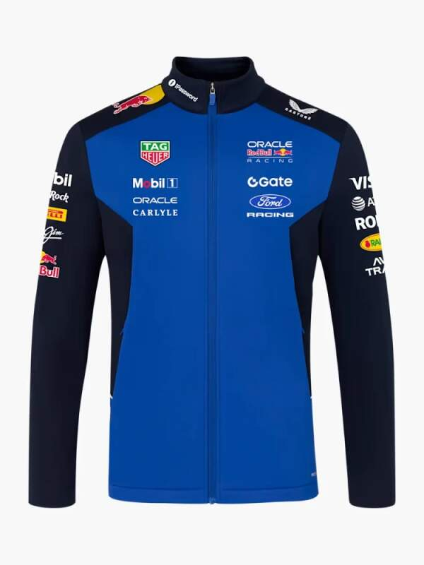 Red Bull Racing pánská bunda Softshell official Teamline Replica F1 Team 2026 - Red Bull Racing mikiny, bundy