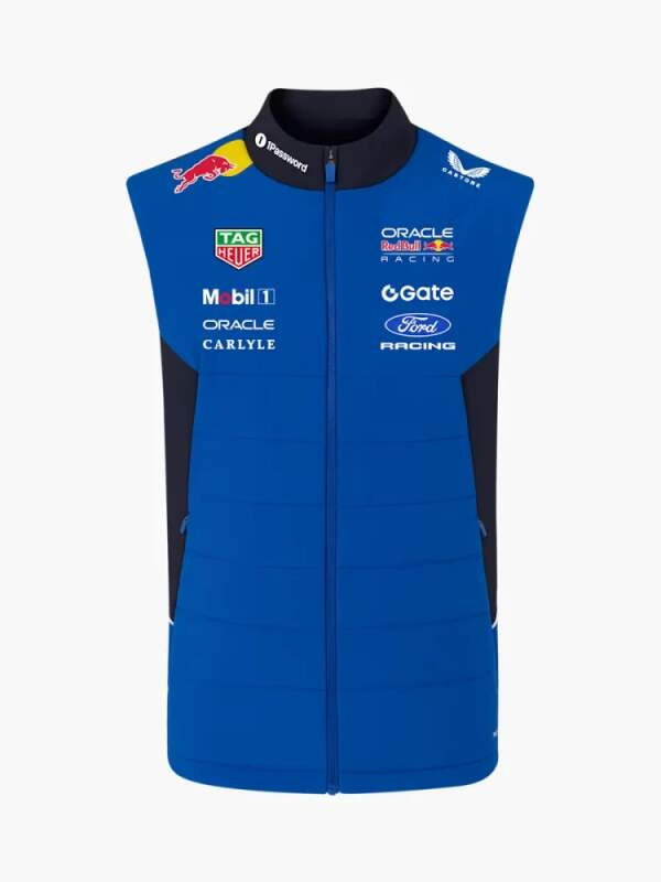 Red Bull Racing pánská vesta official Teamline Replica F1 Team 2026 - Red Bull Racing mikiny, bundy