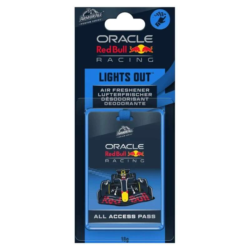 Red Bull Racing vůně do auta Armorall hanging card F1 blue - Red Bull Racing ostatní suvenýry