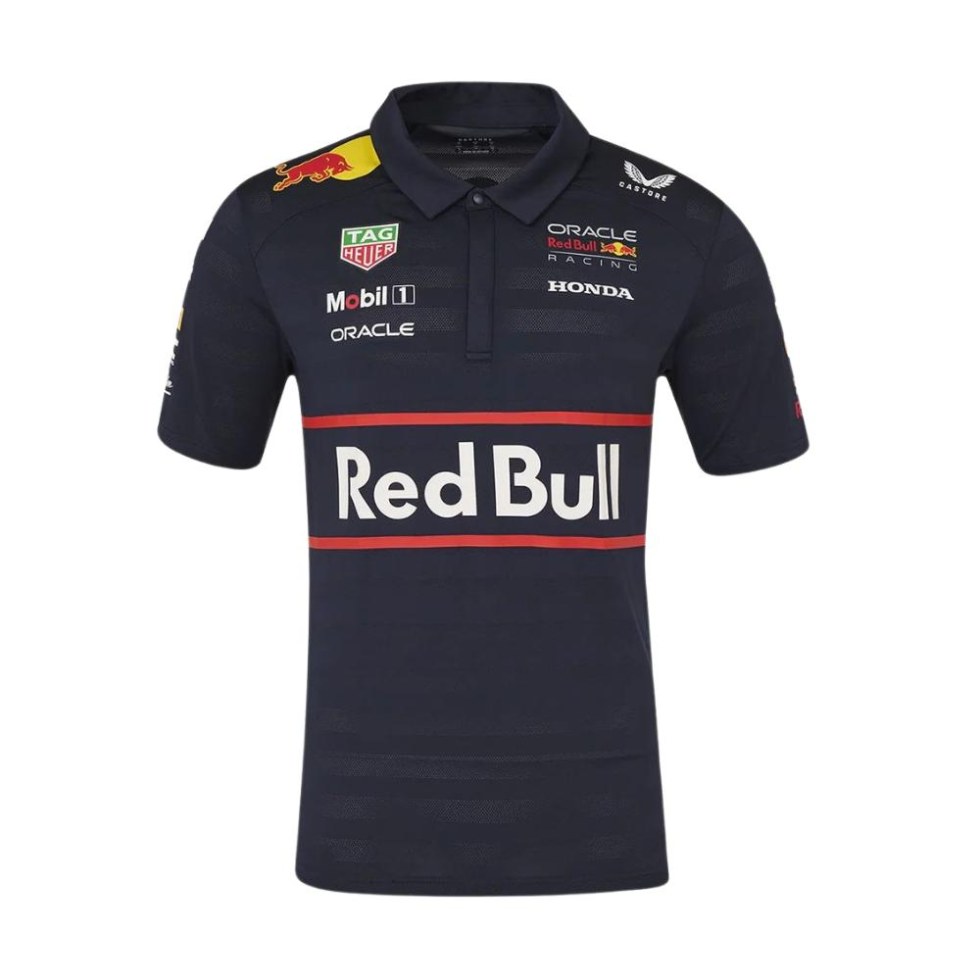 Red Bull Racing F1 2025 týmové polo tričko Red Bull Racing F1 2025 týmové polo tričko - Red Bull Racing polo trička