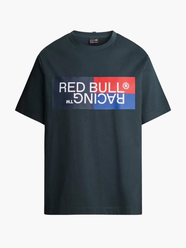 Red Bull Racing pánské tričko color block blue F1 Team 2023 - Red Bull Racing trička, polo trička, košile