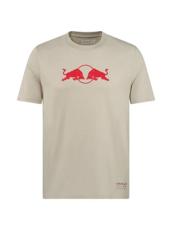Red Bull Racing pánské tričko logo Spark light brown F1 Team 2026