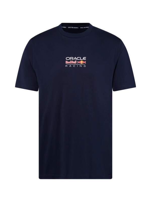 Red Bull Racing pánské tričko logo Essential navy F1 Team 2026 - Red Bull Racing trička, polo trička, košile