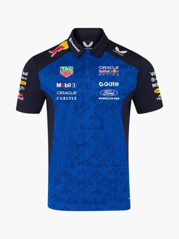 Red Bull Racing pánské polo tričko official Teamline Replica F1 Team 2026 - Red Bull Racing trička, polo trička, košile