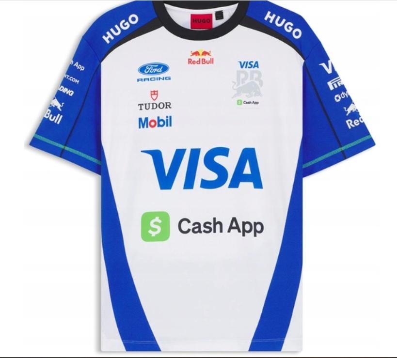Red Bull Racing F1 2026 pánské týmové tričko Visa Cash App