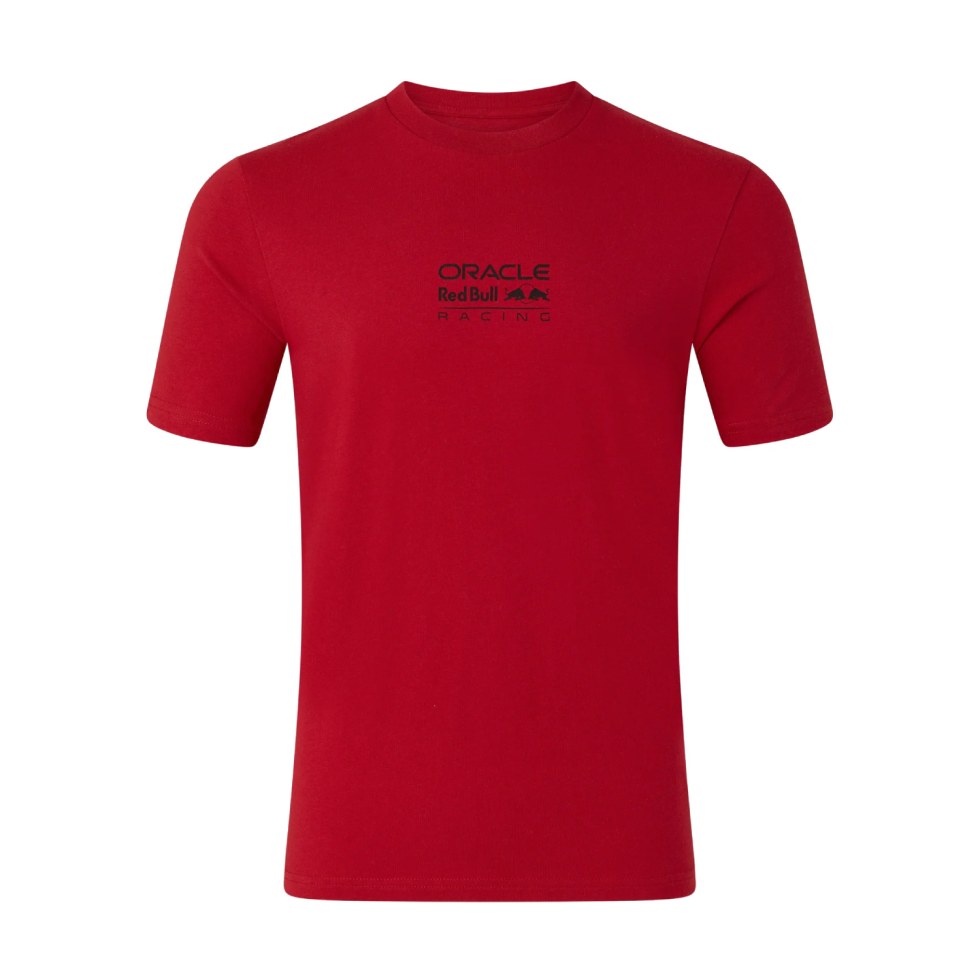 Red Bull Racing unisex volnočasové tričko Graphic Bull s logem červené