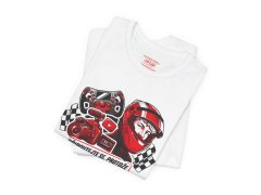 F1sPatrikem tričko unisex bílé 2