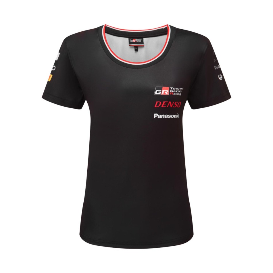 Toyota Gazoo Racing dámské tričko WRC official black 2023 - Toyota Gazoo Racing dámské oblečení