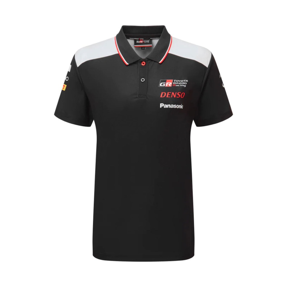 Toyota Gazoo Racing dámské polo tričko WRC official black 2023 - Toyota Gazoo Racing dámské oblečení