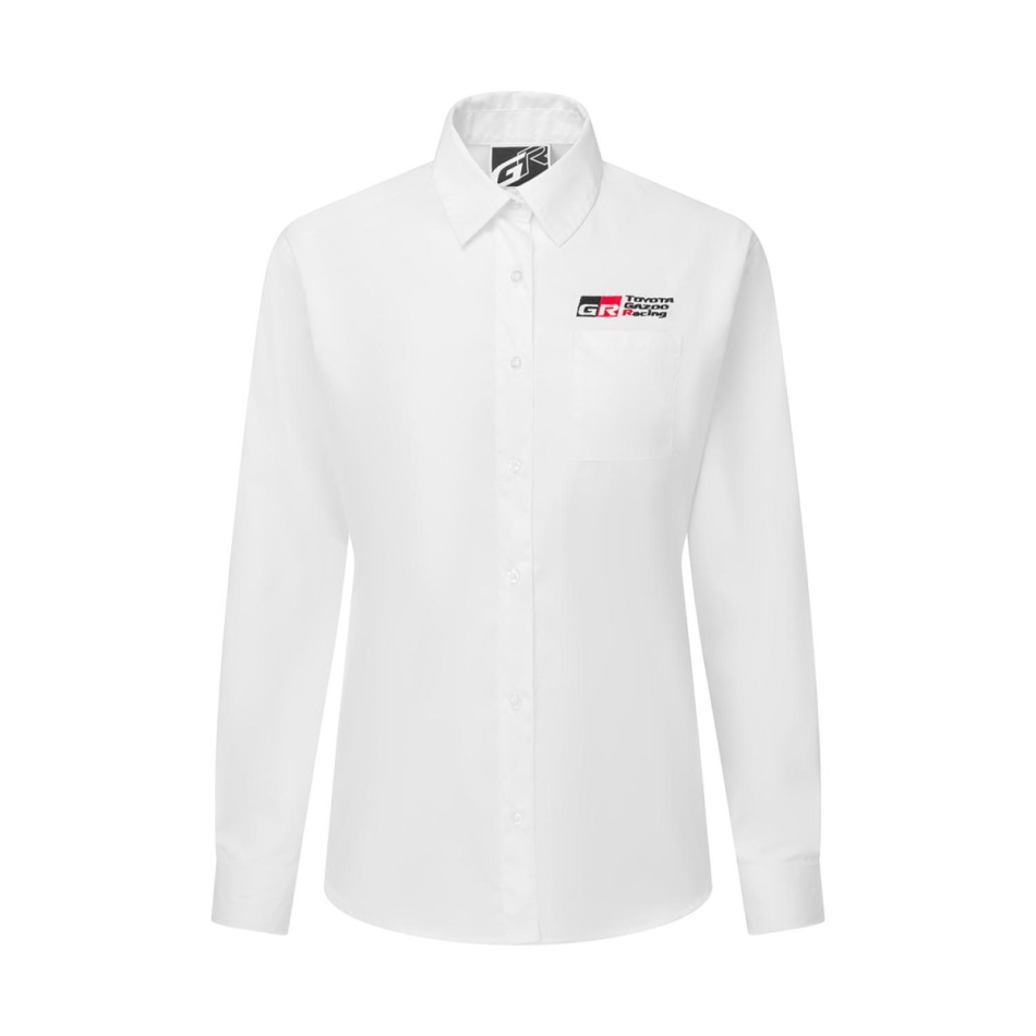 Toyota Gazoo Racing dámská košile GR white 2024 - Toyota Gazoo Racing dámské oblečení