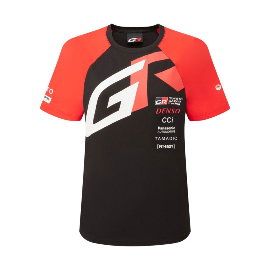 Toyota Gazoo Racing dámské tričko WRC black 2025 - Toyota Gazoo Racing dámské oblečení