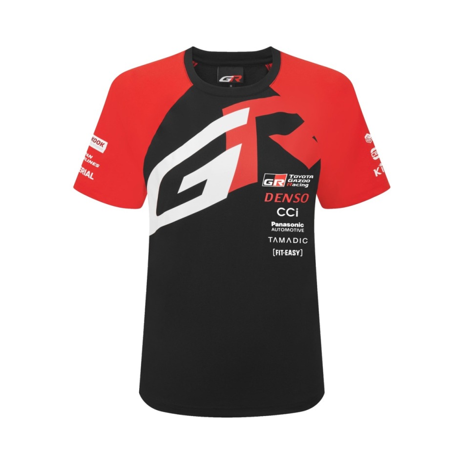 Toyota Gazoo Racing dámské tričko redblack WRT 2026 - Toyota Gazoo Racing dámské oblečení