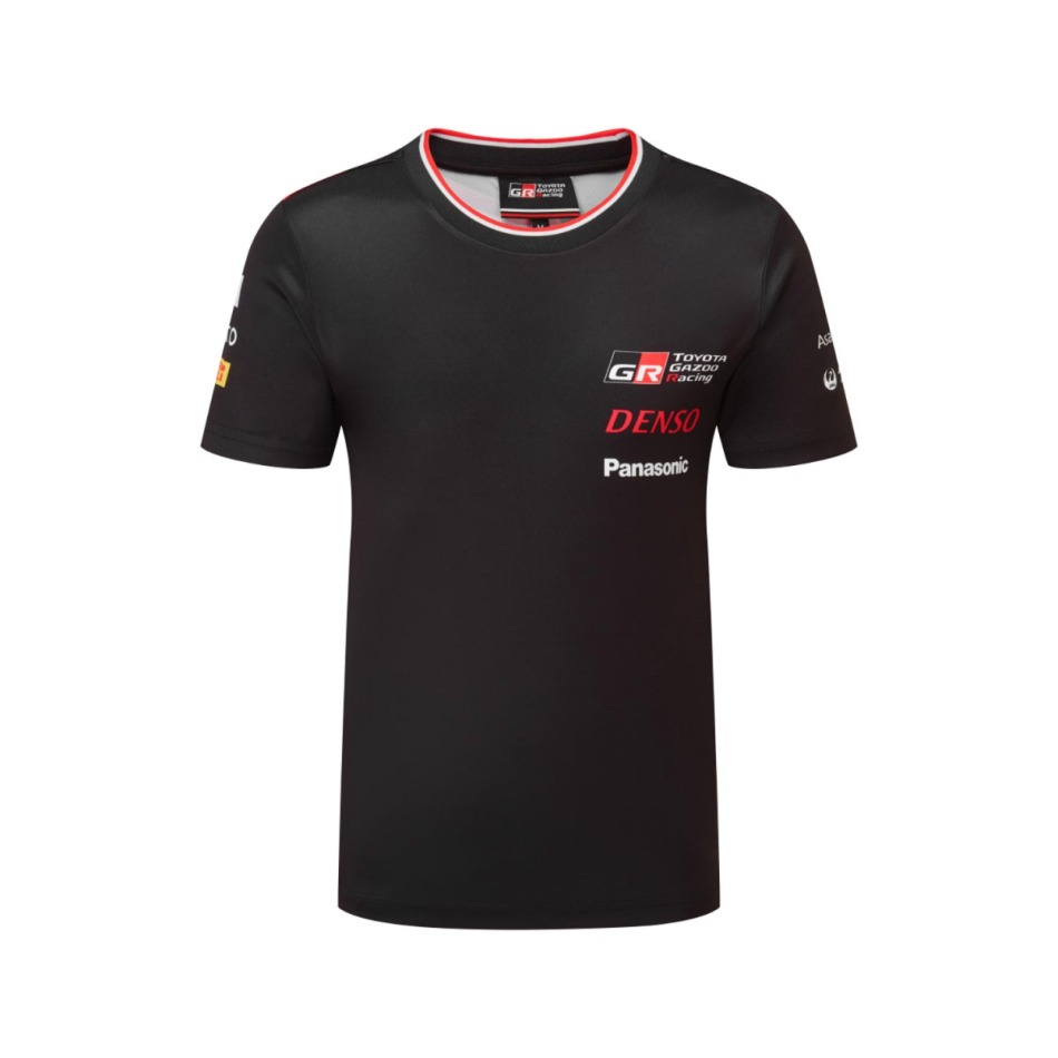Toyota Gazoo Racing dětské tričko WRC official black 2023 - Toyota Gazoo Racing dětské oblečení