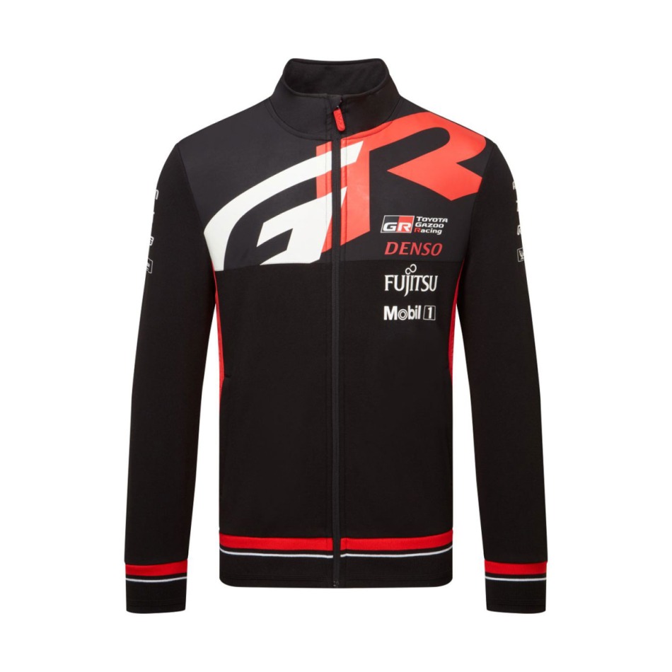 Toyota Gazoo Racing pánská mikina black Team WEC 2025 - Toyota Gazoo Racing mikiny, bundy