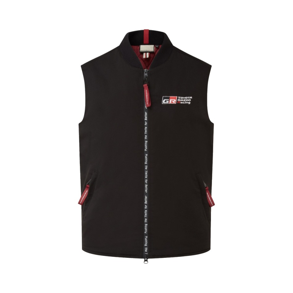 Toyota Gazoo Racing pánská vesta Workman black GR 2026 - Toyota Gazoo Racing mikiny, bundy