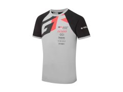 Toyota Gazoo Racing pánské tričko silver WRC 2025